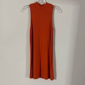 Topshop Sleeveless Red Mini Dress